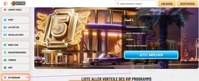 VIP Prrogramm Wyns-Casino