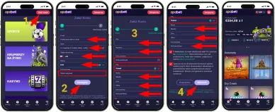 Rejestracja w kasynie Opabet