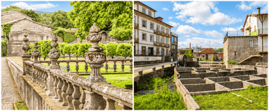 Zona de Couros em Guimarães com antigos tanques de curtumes