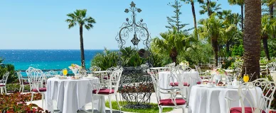Sala ristorante del Royal Hotel Sanremo Royal Hotel Sanremo