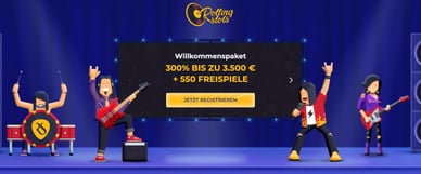 300% bonus im Rolling Slots Casino