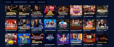 O RollCasino on-line apresenta uma grande variedade de mesas de jogo ao vivo