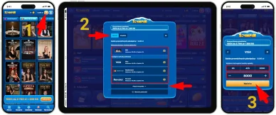 Jak wpłacić depozyt w Spinfin