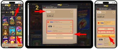 Jak złożyć depozyt w kasynie Wpłacić środki w SpinBoss Casino