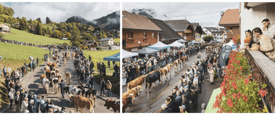Desalpe Charmey in der Region Greyerz