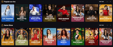 Casino live ao vivo no AmonBet