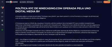 Bónus de boas-vindas - Nine Casino Portugal: Tudo sobre o processo de verificação de conta