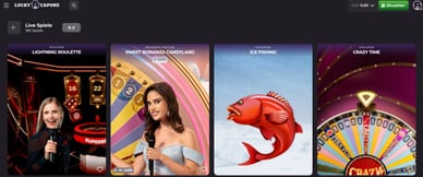 LuckyCapone Live Casino