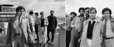 Capitão Fausto de Alvalade, banda musical contemporânea de Portugal; foto atmosférica da band