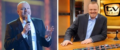 Stefan Raab in verschiedenen Phasen seiner TV-Karriere bei ProSieben und RTL+