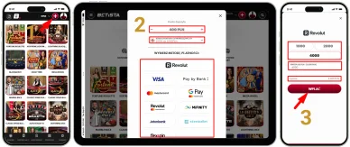 Jak złożyć depozyt ww Betista Casino