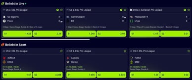 Fairpari Online Casino E-Sportwetten