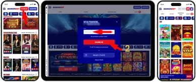 Jak zalogować się na konto? Zalogować się na konto w Bankon Bet Casino