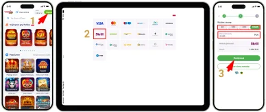 Złożenie depozytu w kasynie z Skrill