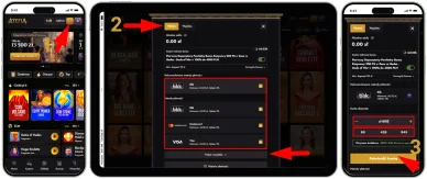 Wpłacić depozyt w Atefia Online Casino