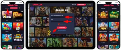 Jak się zalogować do casinoVavada 