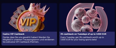 Online Casino-And-You mit Cashback