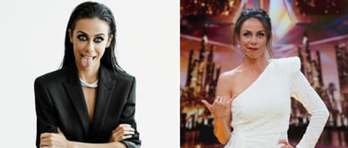 Filomena Cautela numa sessão fotográfica ousada e no palco do Got Talent com um vestido branco