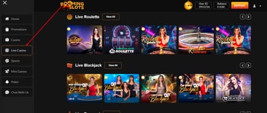 BoomingSlots Live Casino