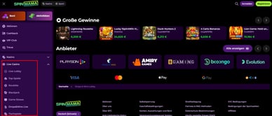 Live SpinMama Casino