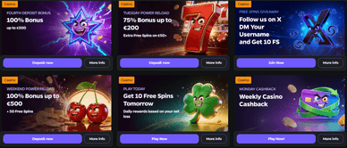 Weitere Boni Weitere Boni des Wildies Casinos