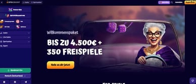 Spingranny: Willkommensbonus