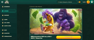Go Kong Casino mit Bonus Crab