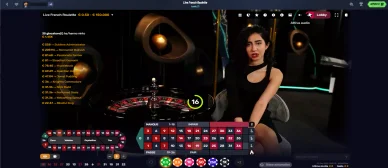 Lobby Live French Roulette Roulette francese