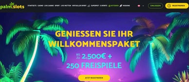 Palmslots Casino mit Flexepin