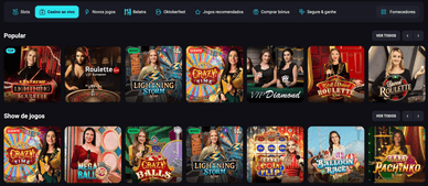 Casino ao vivo com dealers reais no NovaDreams