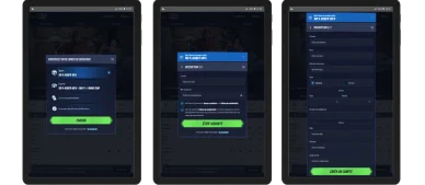 Inscription sur le site du VegasHero casino.