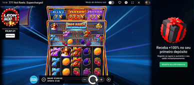 Jackpot Leon Casino, Portugal, 8 de janeiro de 2026, às 15:36