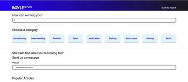 Customer Support at BoyleSports Casino