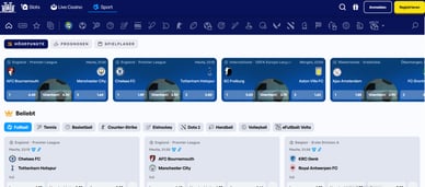 Sportwetten Sportwetten im SkyHills Casino
