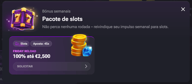 Bónus semanais no Winstler casino