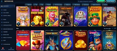 Casinospill bi Millioner Casino