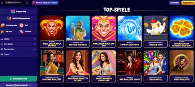 Neu Casino für Schweizer Spieler: Spingranny