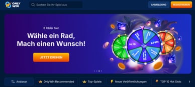 Top Freispiele ohne Einzahlung Codes OnlyWin Casino