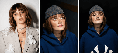 Carolina Deslandes em três looks diferentes