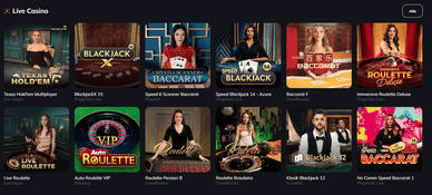 SpinEmpire Casino: Live-Spiele 
