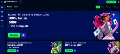 Spinwinera: Willkommensbonus