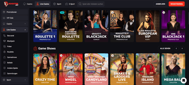 RoosterBet Online Casino Live