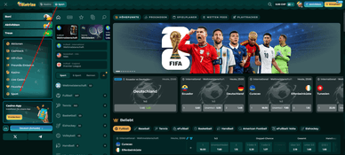 Sportwetten im Slotrize Casino