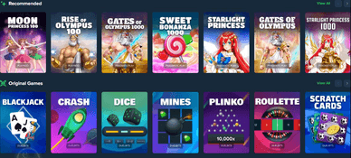 casino games without identification