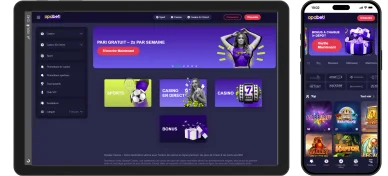 Interface principale d’Opabet Casino.