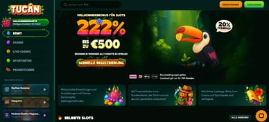 Tucan Casino: official Website