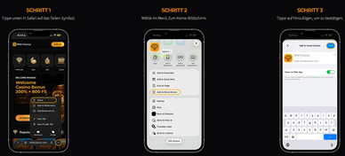 App des WildChance-Casinos