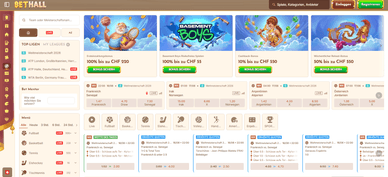 Sportwetten im BetHall Casino