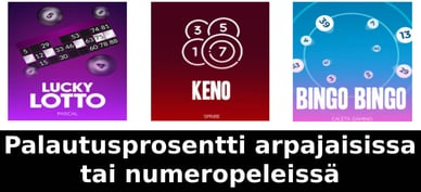 lotto palautusprosentti