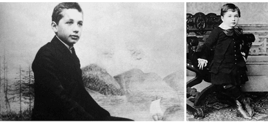 Albert Einstein – Kinderfotos